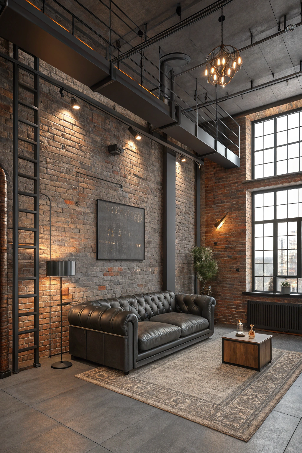 Read more about the article Industrial Loft Living Room Inspiration: A Bold Statement of Modern Urban Living